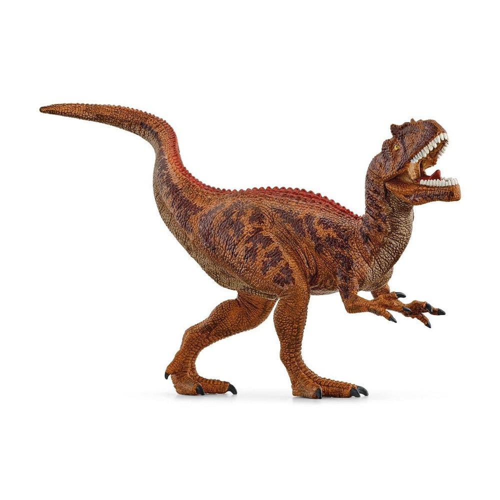 Schleich Allosaurus Dinosaur Figure Brown Prehistoric Patterned‎ Lizard Skin Toy